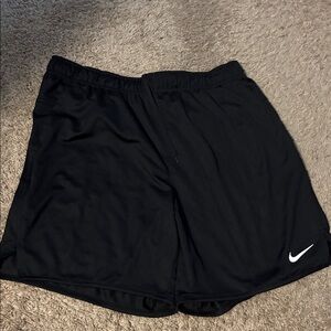 Men’s Black Athletic Shorts with Logo